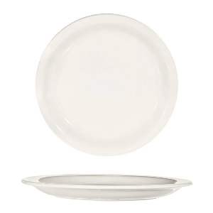 PRATO RASO BRANCO CERAMICA BRASILI 26CM