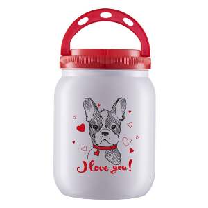 POTE BANDEIRANTE 1,7LT DOG LOVE 5602