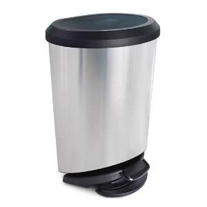 LIXEIRA 20L ARQPLAST C/PEDAL INOX 25776