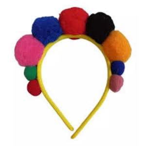TIARA POMPOM SORTIDOS