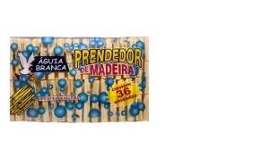 PRENDEDOR ROUPA MADEIRA AGUIA C/36