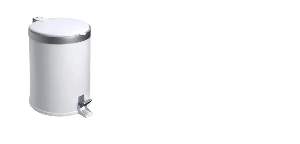 LIXEIRA 12 L VIEL BRANCA PED TP PL 3573