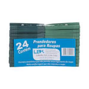 PRENDEDOR ROUPA PLASTICO LOBELKA 24 PCS