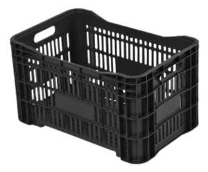 CAIXA SUPERMERCADO CAIXAPLAST PRETA