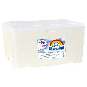 CAIXA ISOPOR   100 LITROS ISOTERM 