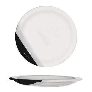 PRATO RASO CERAMICA BRASILIA PRETO