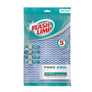 PANO MULTIUSO FLASH LIMP AZUL C/5 4588