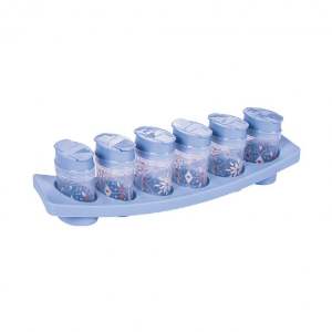 CONJ CONDIMENTO 6PCS PLASTUTTI COLOR 468