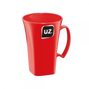 CANECA 400 ML CAPPUCCINO VERMEL UZ161-VM