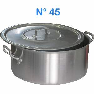 CACAROLA ALUMINIO REAL HOTEL 30,4L N.45